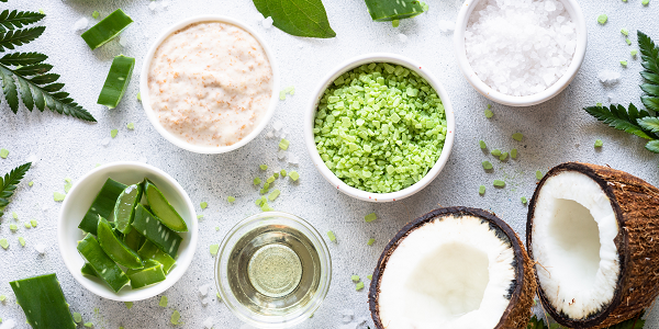 Cosmétiques naturels pour peau